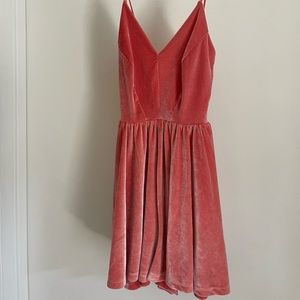 Velvet pink Romper